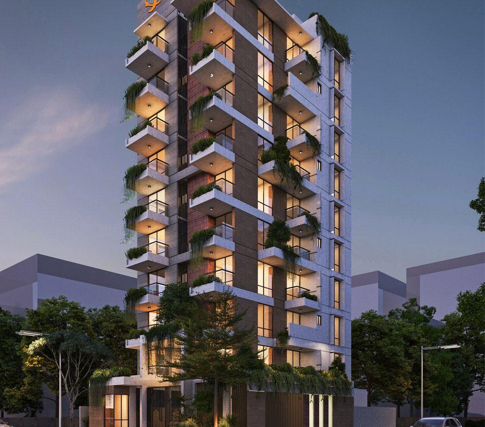 jbs dokhina haowa apartment's exterior view উত্তরা