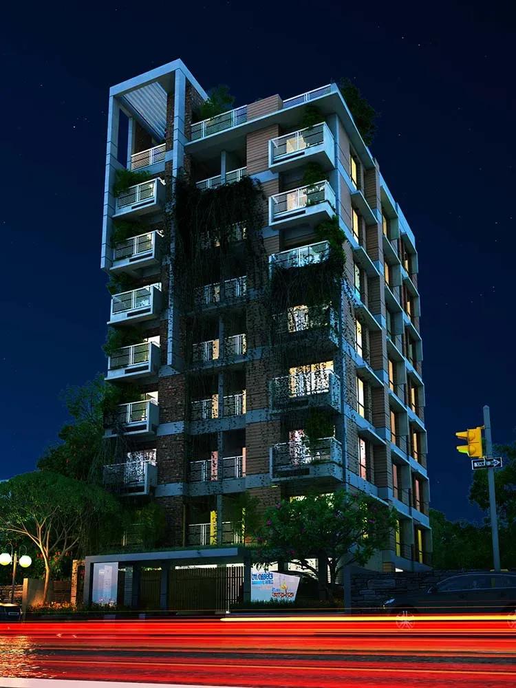 tm aronnyak  exterior view বসুন্ধরা