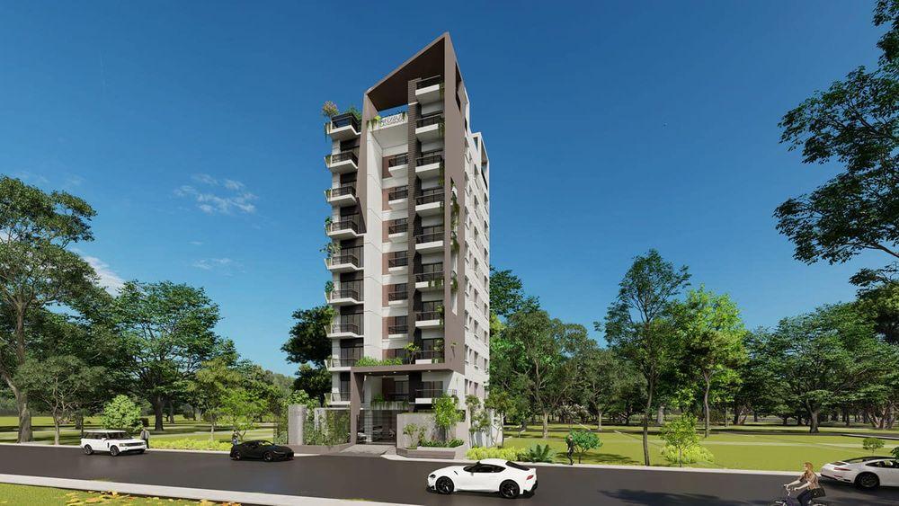 anwar landmark mecardonia apartment's exterior view বসুন্ধরা