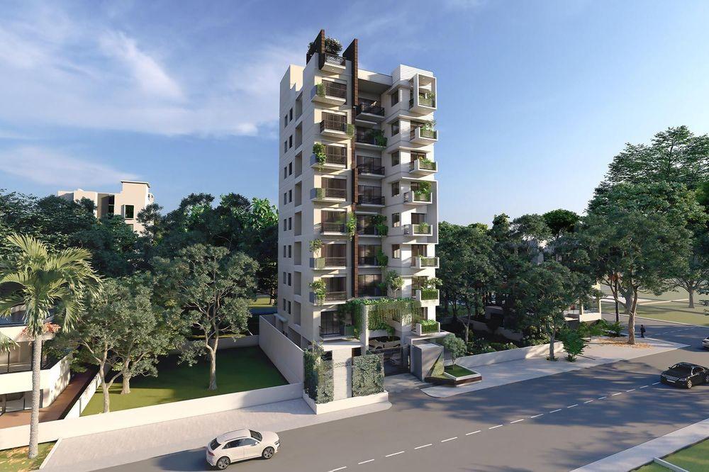 anwar landmark plumeria apartment's exterior view Basundhara