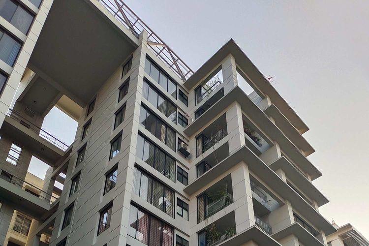 anwar landmark farida retreat apartment's upward left side view Basundhara