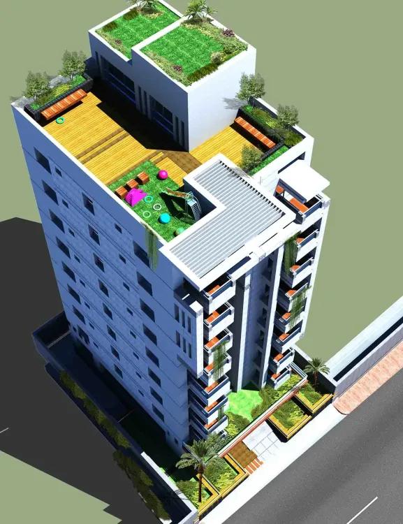 tm elegant birds eye view বসুন্ধরা