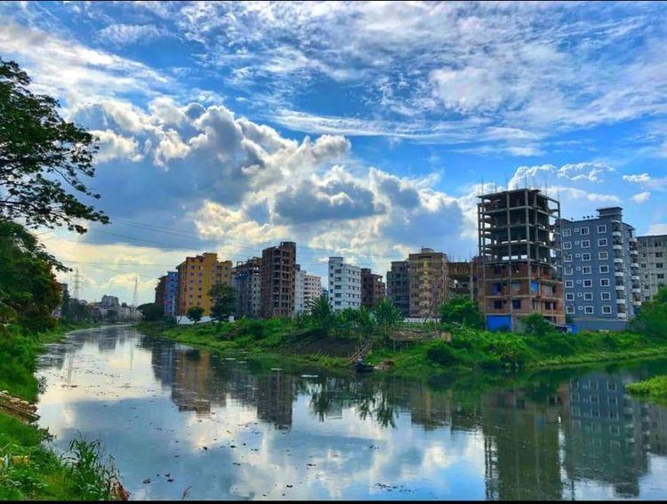 Badda Dhaka Aftab Nagar Lake View Image