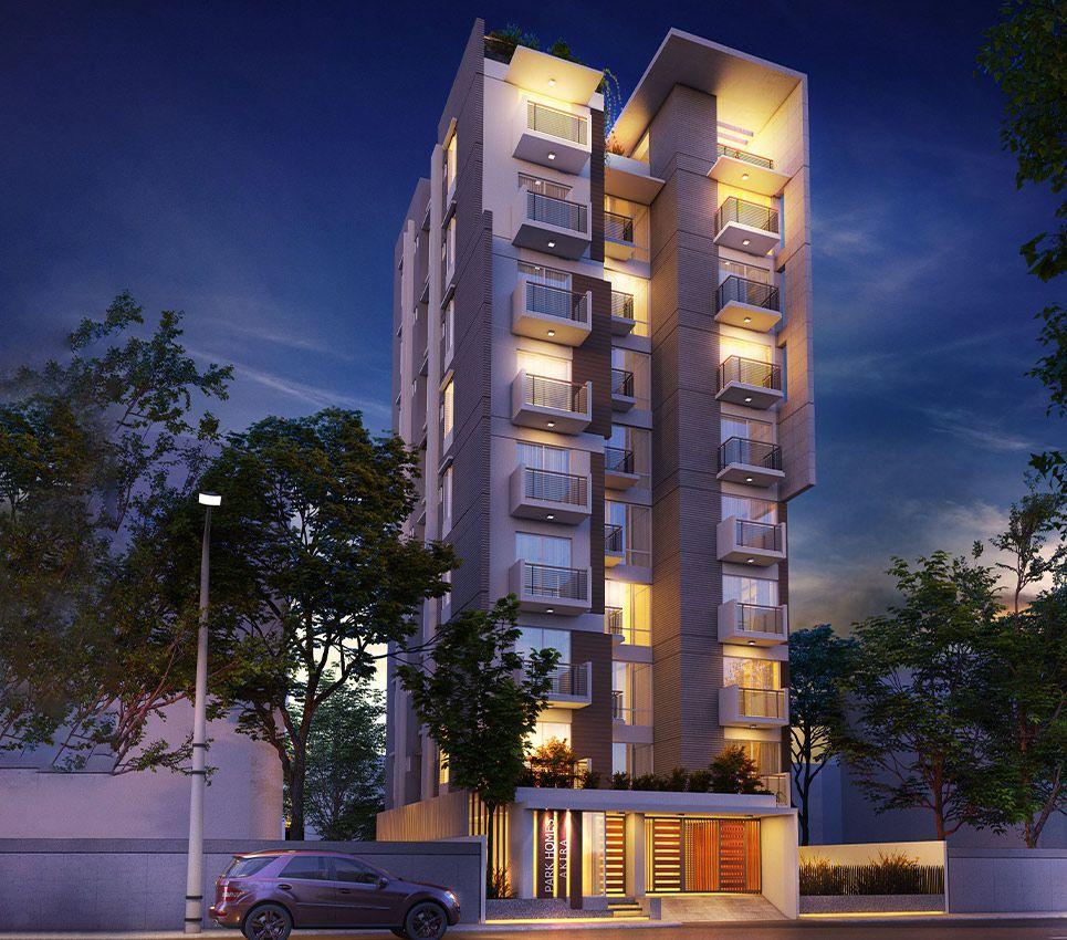 jbs akira apartment's exterior view Basundhara