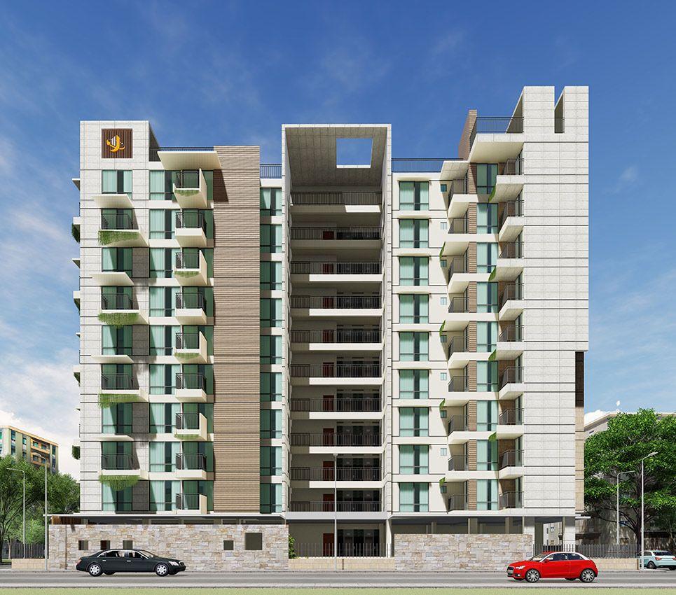 jbs asharkhandi apartment's exterior view Basundhara