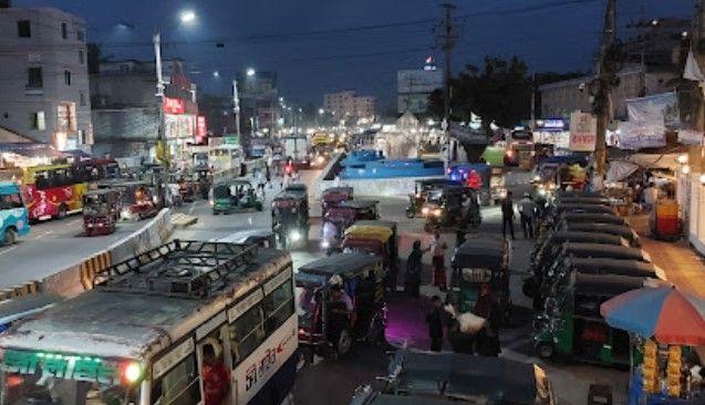 cox’s bazar bus terminal circle Image