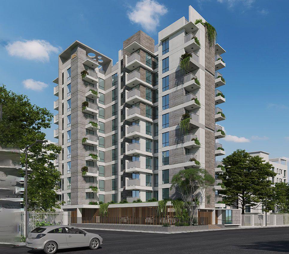 jbs dream point apartment's exterior view Basundhara