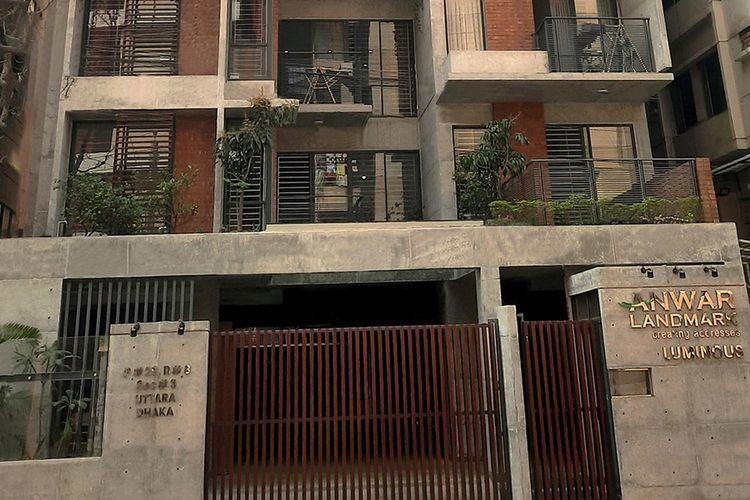 anwar landmark luminous apartment's front view Uttara