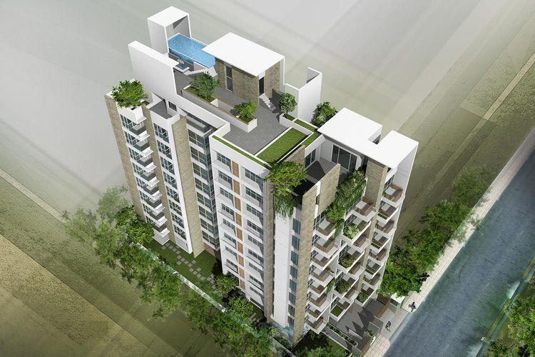 jkh complex aerial view Gulshan