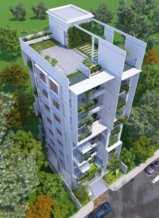 tm celestial birds eye view Aftab nagar