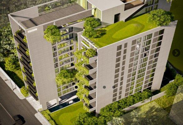 edison amour apartment's downward view Basundhara