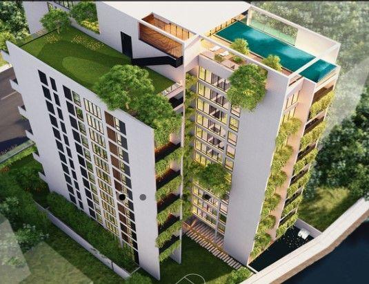 edison amour apartment's exterior view Basundhara