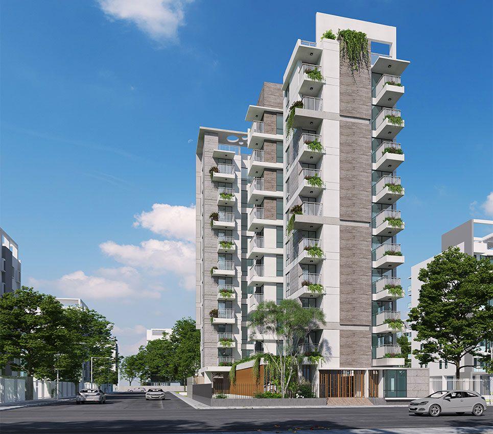 jbs halima dream point exterior view Basundhara