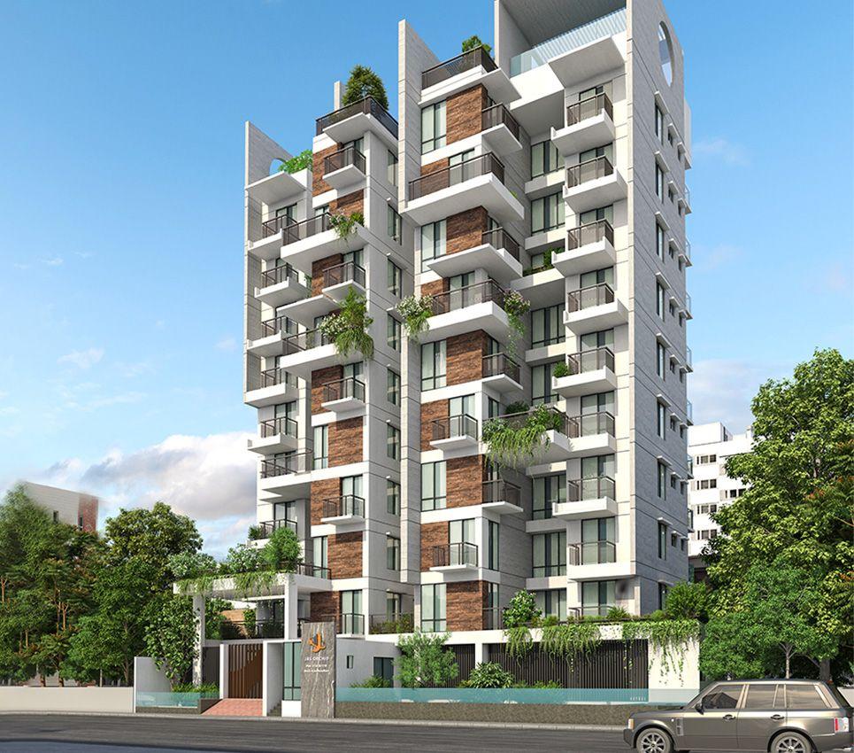 jbs orchid exterior view Basundhara