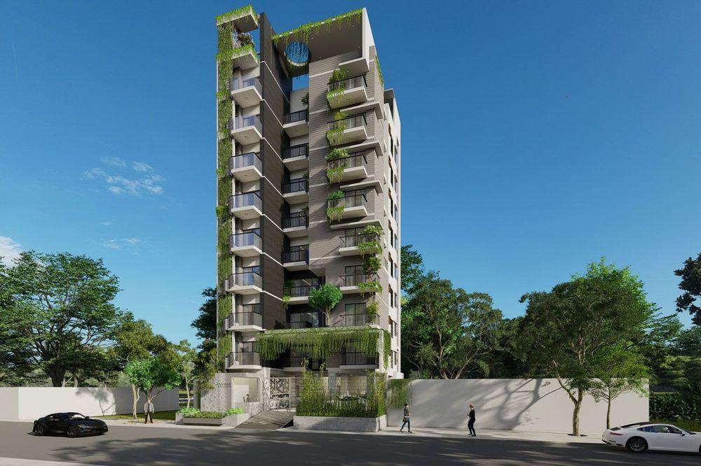 anwar landmark aster apartment's exterior view Basundhara