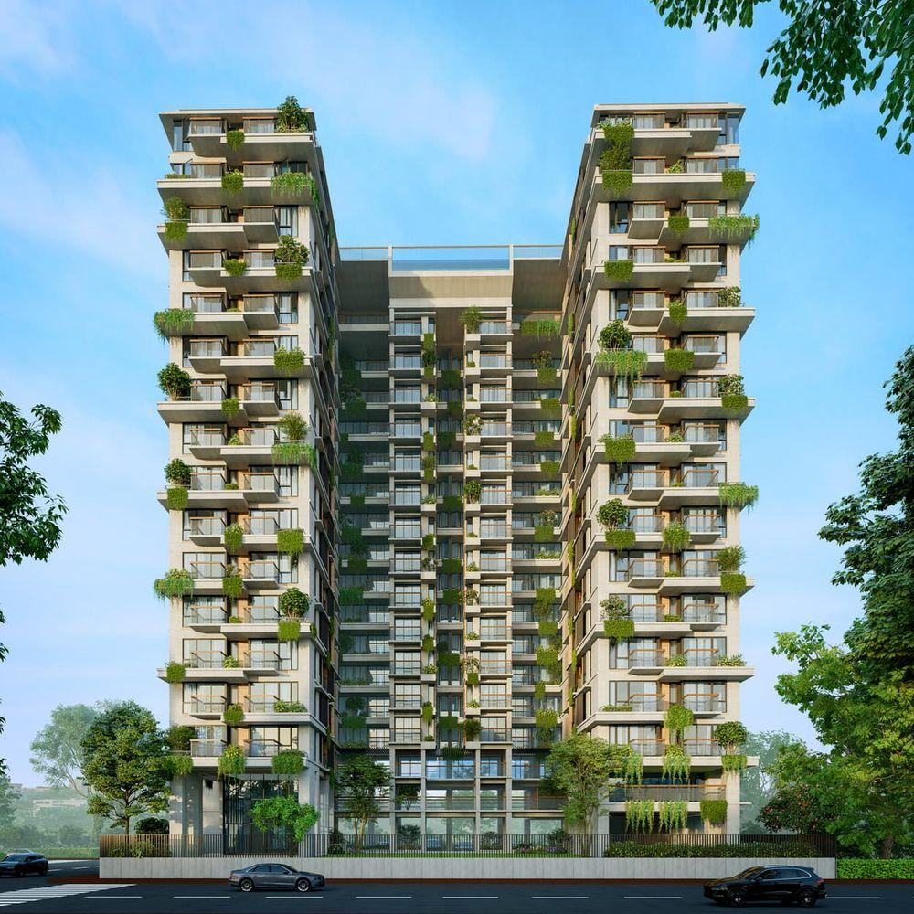 anwar landmark azalea apartment's exterior view Basundhara