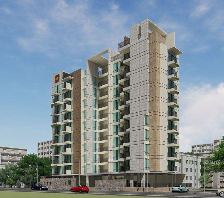 jbs asharkhandi apartment's left side view বসুন্ধরা