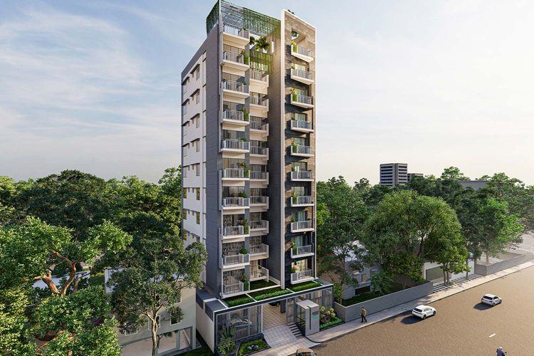 anwar landmark akashlina apartment's right side view Uttara