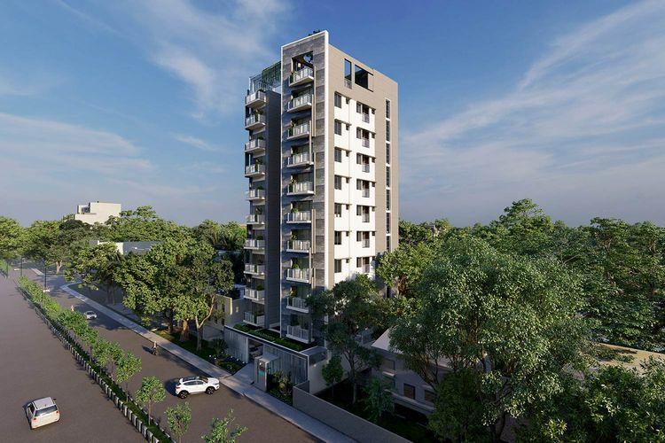 anwar landmark akashlina exterior left side view Uttara