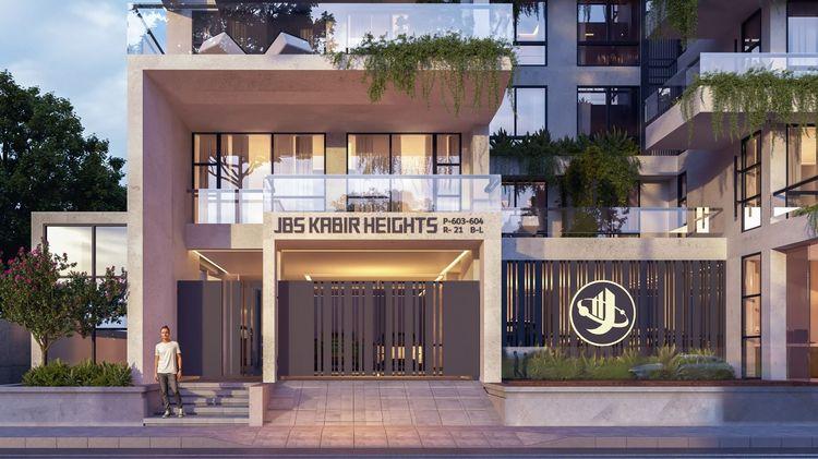 jbs kabir heights front view Basundhara