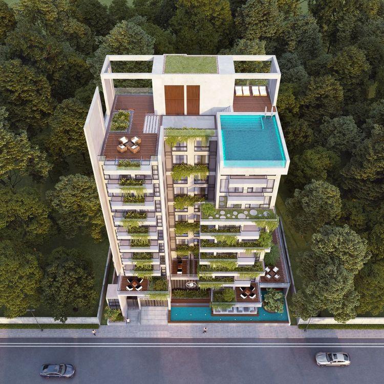 jbs kabir heights rooftop Basundhara