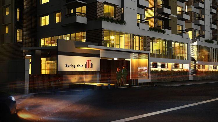 navana spring dale apartment's night view Mirpur