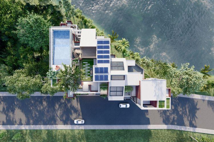 spring terrace aerial view বসুন্ধরা